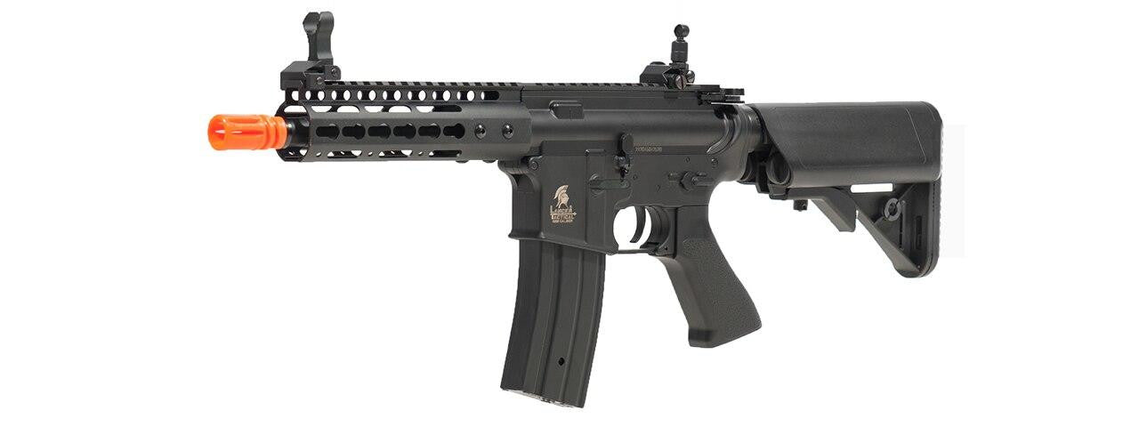 Lancer Tactical M4 AEG w/ 7" Aluminum Free Float Keymod Rail Airsoft Rifle, Black