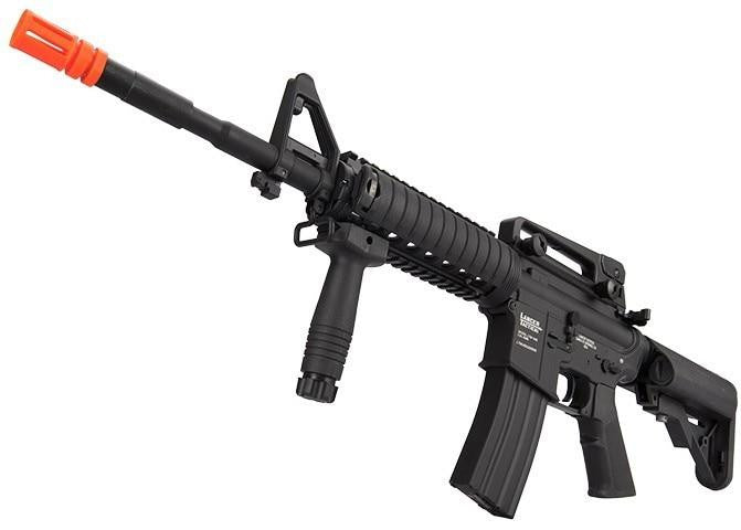 Lancer Tactical M4 Gen 2 Full Metal AEG Airsoft Rifle, Black