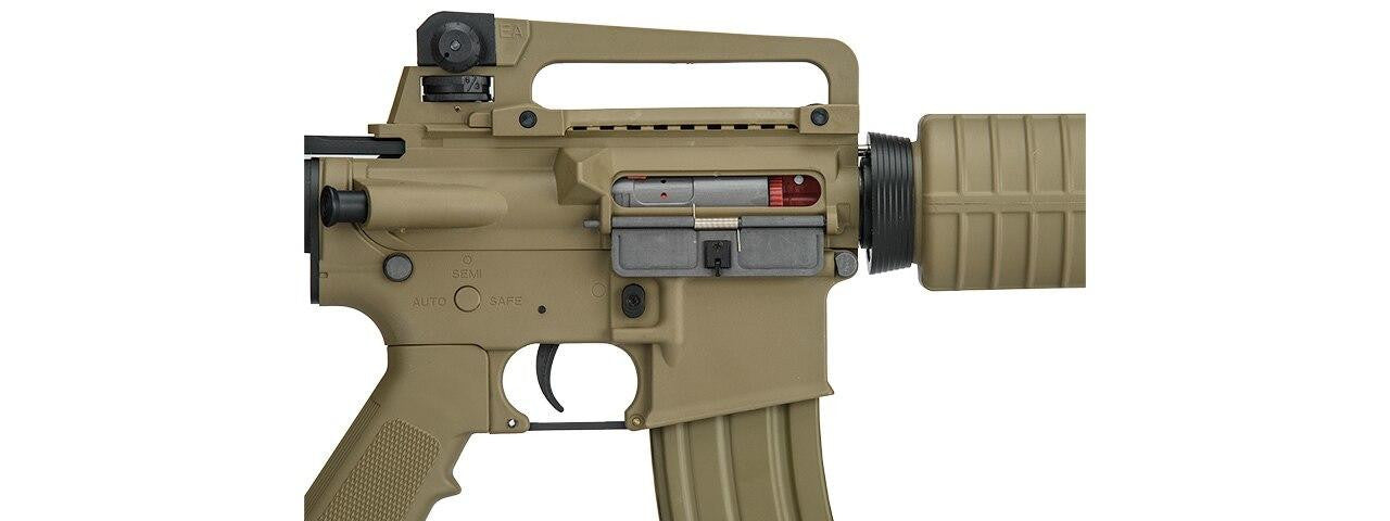 Lancer Tactical M4 M933 Commando Field Airsoft AEG - Upgraded Gen 2, Tan