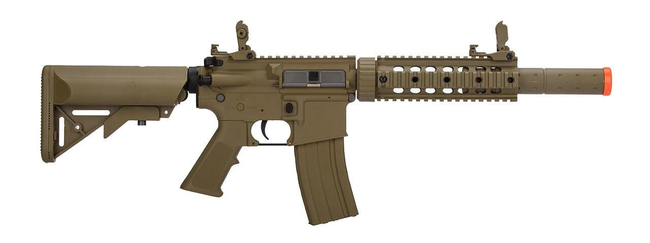 Lancer Tactical M4 SD Airsoft Rifle AEG, Gen 2, Tan