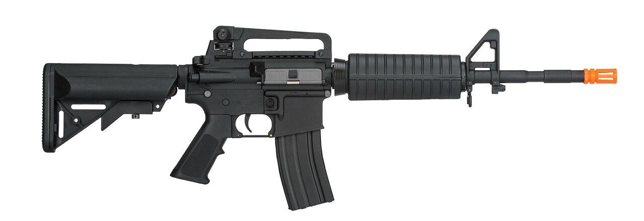 Lancer Tactical M4A1 Carbine Combat Ready AEG Gen 2 Airsoft Rifle, Black