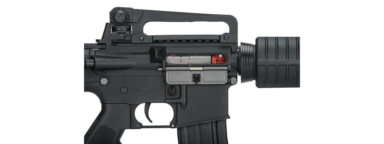 Lancer Tactical M4A1 Carbine Combat Ready AEG Gen 2 Airsoft Rifle, Black