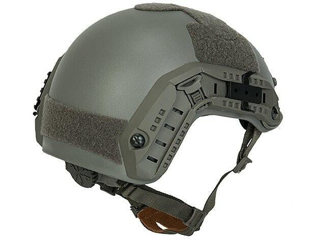 Lancer Tactical Maritime SpecOps Military Style Helmet w/ NVG Mount - Green
