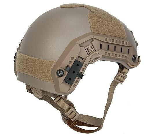 Lancer Tactical Maritime SpecOps Military Style Helmet w/ NVG Mount - Tan