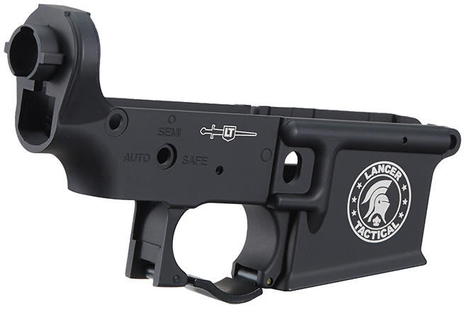 Lancer Tactical Metal Lower Receiver for M4 AEGs, Black