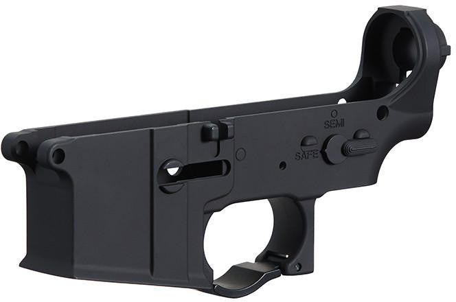 Lancer Tactical Metal Lower Receiver for M4 AEGs, Black