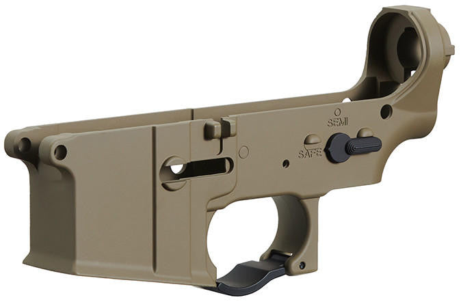 Lancer Tactical Metal Lower Receiver for M4 AEGs, Tan