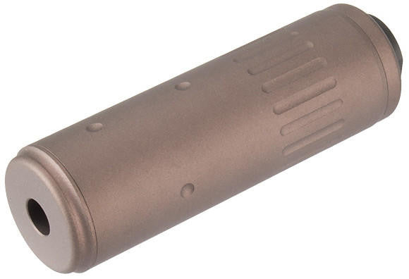 Lancer Tactical MK16 Style Short Mock Suppressor w/ Flash Hider, Coyote Brown