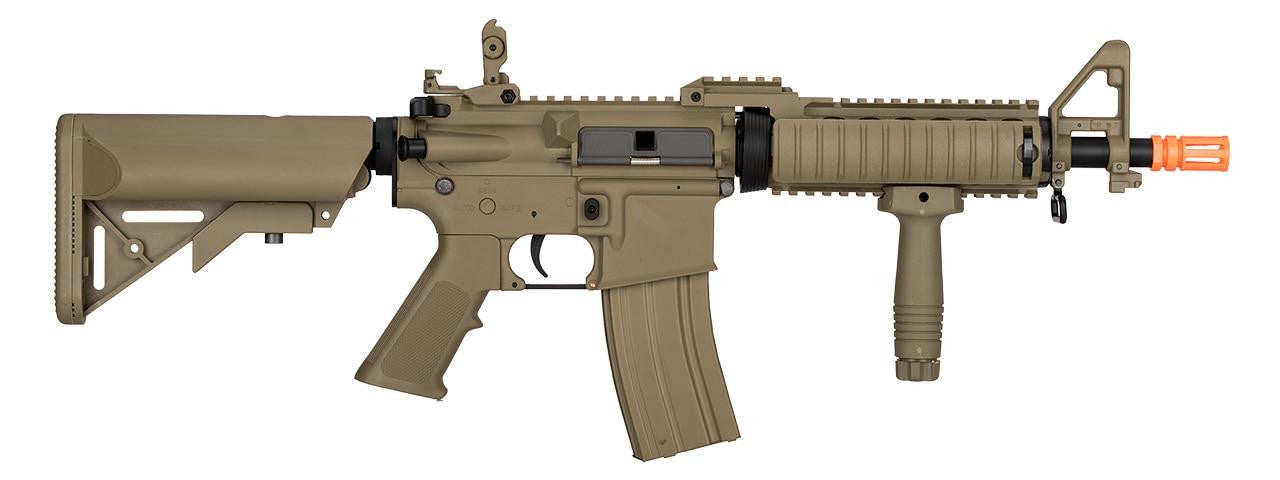 Lancer Tactical MK18 Nylon Polymer MOD0 Gen 2 Low FPS Version Airsoft Rifle, Tan