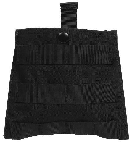 Lancer Tactical Molle Platform Fold-Away Netting Dump Pouch, Black