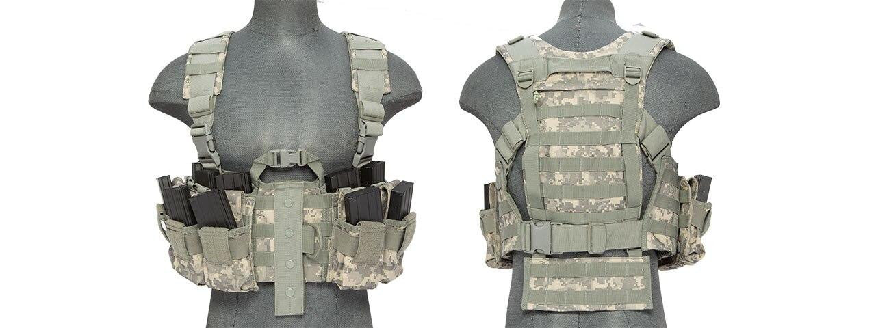 Lancer Tactical Nylon M4 Chest Harness, ACU