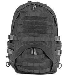Lancer Tactical Nylon Patrol Backpack, Black