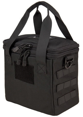 Lancer Tactical Nylon Pistol Range Bag, Black