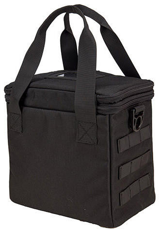 Lancer Tactical Nylon Pistol Range Bag, Black