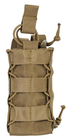Lancer Tactical Nylon Pouch For Radio/Canteen, Tan