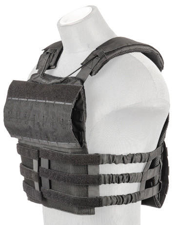 Lancer Tactical Nylon Vest, Black