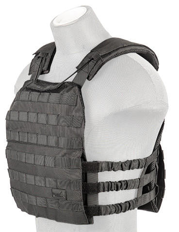 Lancer Tactical Nylon Vest, Black