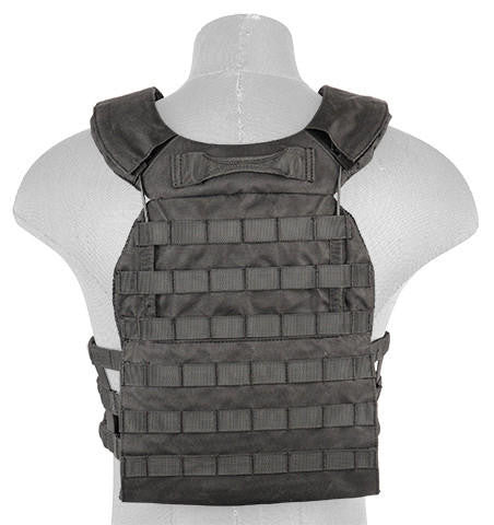 Lancer Tactical Nylon Vest, Black