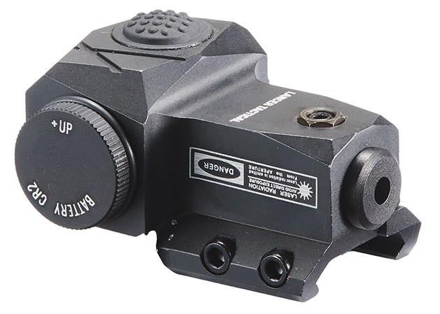 Lancer Tactical Picatinny Single Button Green Laser, Black