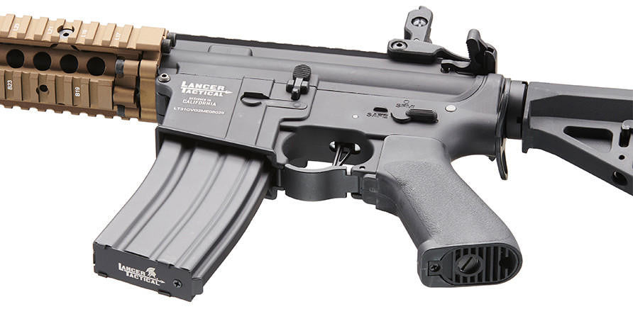 Lancer Tactical Proline MK18 Raider Airsoft AEG Rifle, Bronze/Black