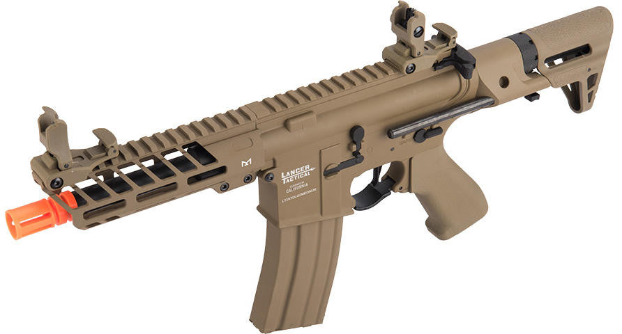 Lancer Tactical ProLine NEEDLETAIL PDW Airsoft AEG Rifle, Tan
