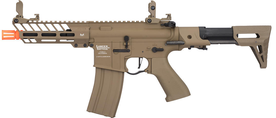 Lancer Tactical ProLine NEEDLETAIL PDW Airsoft AEG Rifle, Tan