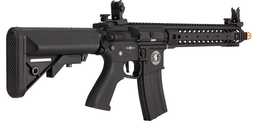 Lancer Tactical ProLine Series 12" M4 High FPS Airsoft AEG Rifle, Black