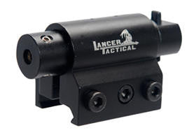 Lancer Tactical Red Mini Laser with Weaver Mount