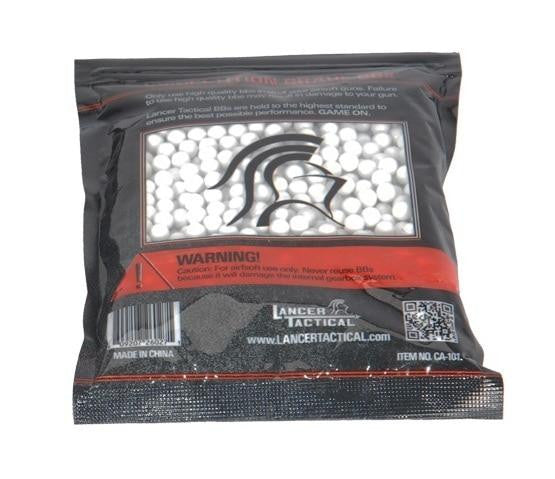 Lancer Tactical Seamless 0.20g Airsoft BBs, 1000 Rounds