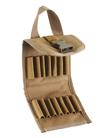Lancer Tactical Shotgun Shell Molle Pouch, Khaki