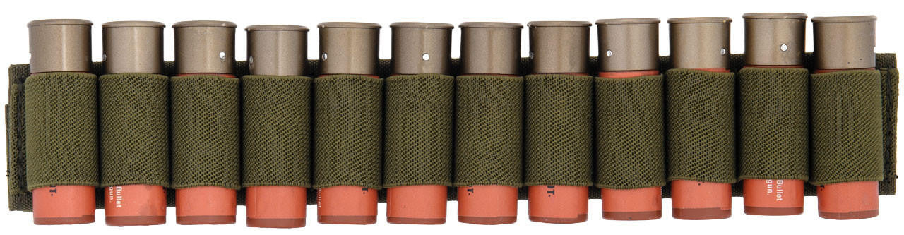 Lancer Tactical Shotgun Shells Holder For Sling or Belt, OD