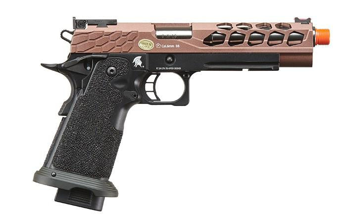 Lancer Tactical Stryk Hi-Capa 5.1 Gas Blowback Airsoft Pistol, Viper
