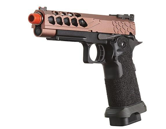 Lancer Tactical Stryk Hi-Capa 5.1 Gas Blowback Airsoft Pistol, Viper