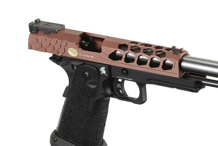 Lancer Tactical Stryk Hi-Capa 5.1 Gas Blowback Airsoft Pistol, Viper