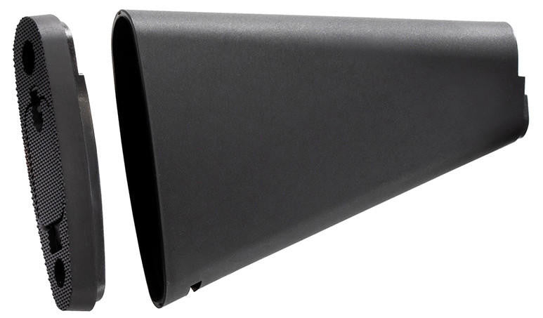 Lancer Tactical Stubby Fixed Stock for M4/M16 Series Airsoft AEG, Black