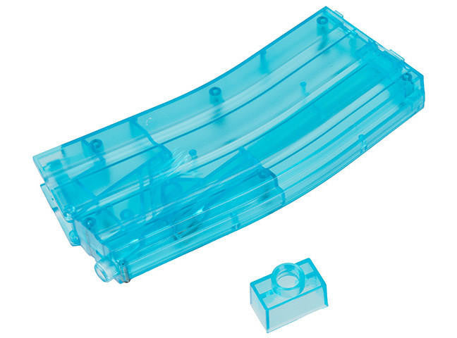 Lancer Tactical Universal 480 Round M4 Style Airsoft XL BB Speedloader, Blue