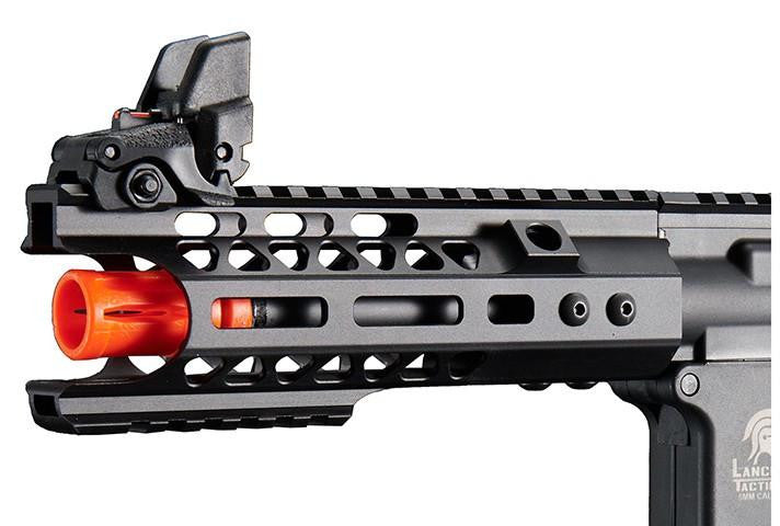Lancer Tactical Wirecutter M4 Shorty 7" GBB Polymer Airsoft Rifle w/ MLOK Rail by Golden Eagle, Black
