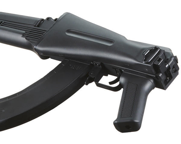 Lancer Tactical x Kalashnikov USA Licensed KR-103 Airsoft AEG Rifle with Folding Stock, Black