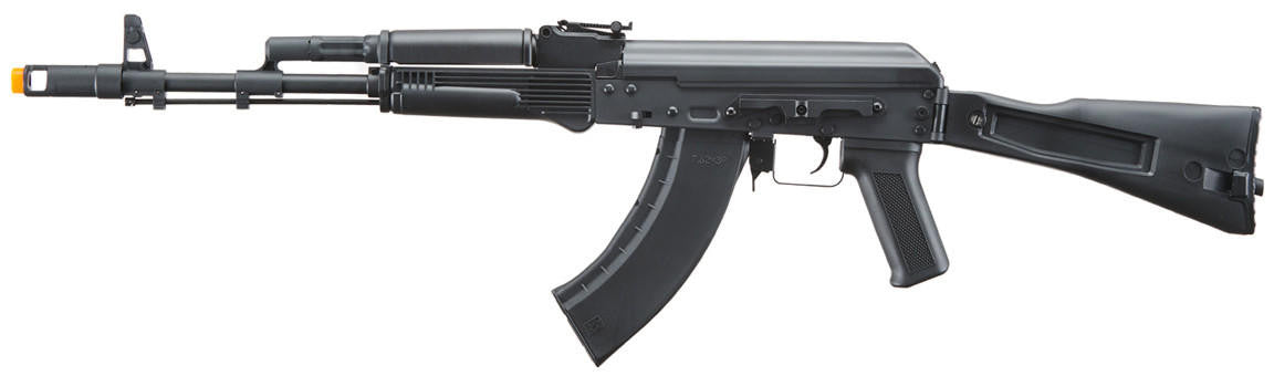 Lancer Tactical x Kalashnikov USA Licensed KR-103 Airsoft AEG Rifle with Triangle Stock, Black