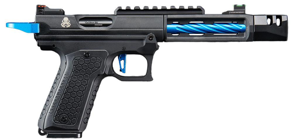 Lancer Tactical x Tandemkross CTHULHU Gas Blow Back Airsoft Pistol, Blue