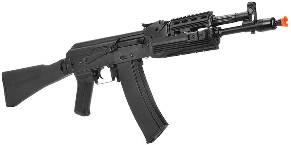 LCT Airsoft AK-102 Assault Rifle AEG w/ Folding Stock, Black
