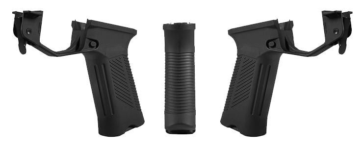LCT Airsoft LCK-19 Grip with Trigger Guard, Black