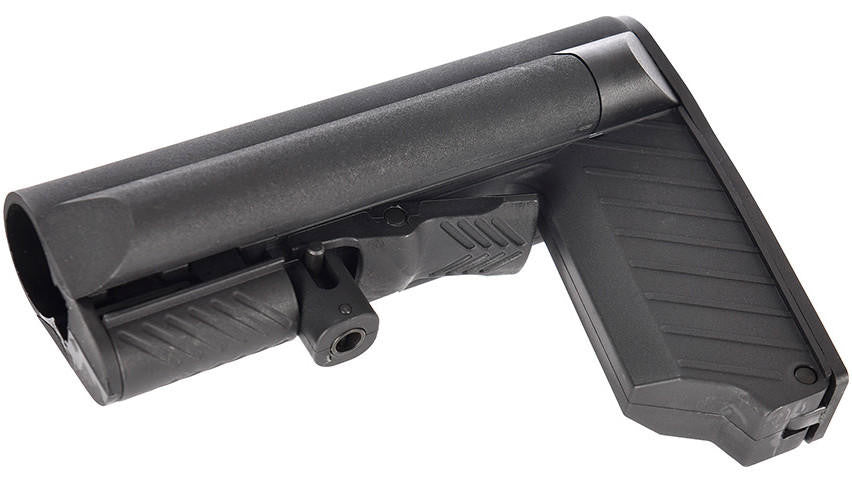 LCT Airsoft LTS Adjustable M4 Rifle Stock, Black