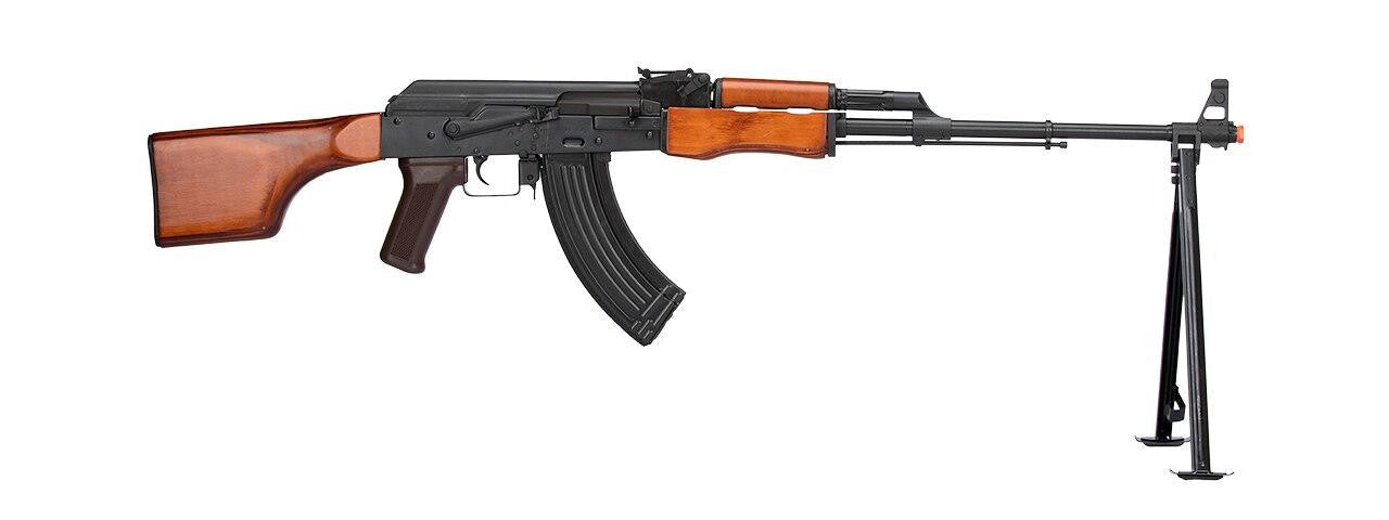LCT Airsoft RPK Real Wood Airsoft LMG AEG, Two-Tone