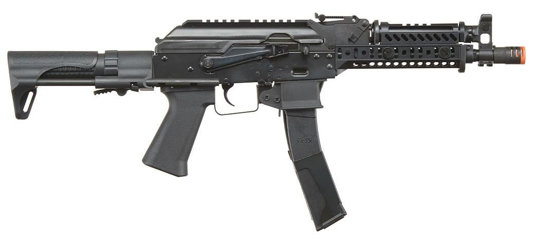 LCT Airsoft ZK PDW 9mm Airsoft AEG SMG, Black