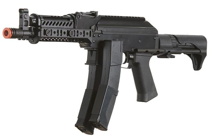 LCT Airsoft ZK PDW 9mm Airsoft AEG SMG, Black