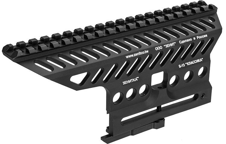 LCT Z-Series B-13 AK74 Classic Rail Platform Above Receiver, Black