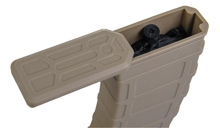 Lonex Polymer 360 Round Textured High-Cap Flash Magazine, Tan