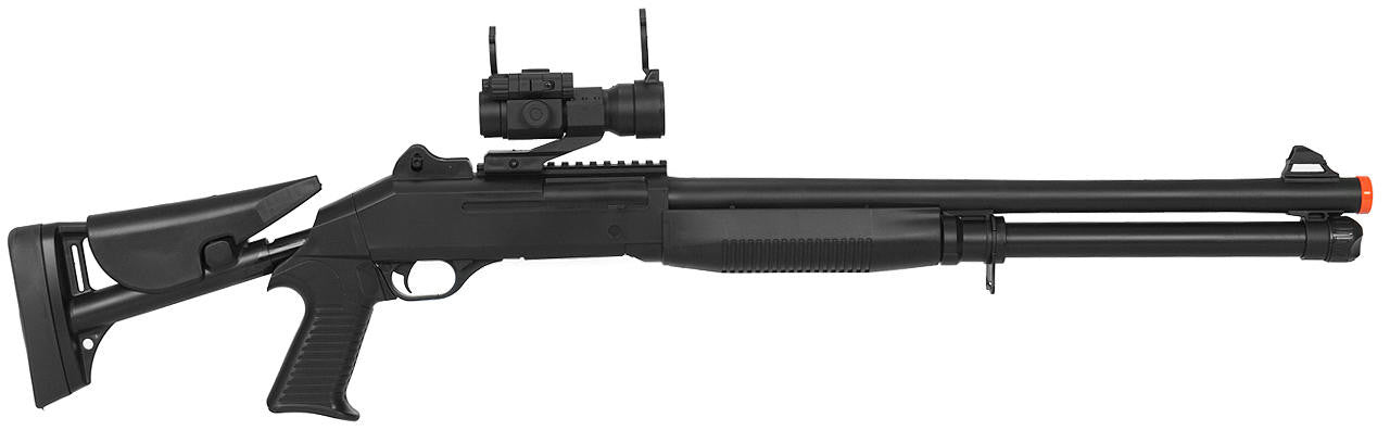 Ukarms M186A Spring Airsoft Shotgun, Black