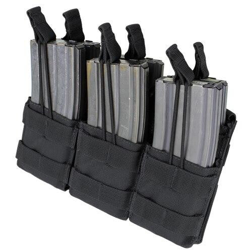 MA44 Triple Stacker M4 Mag Pouch, Black